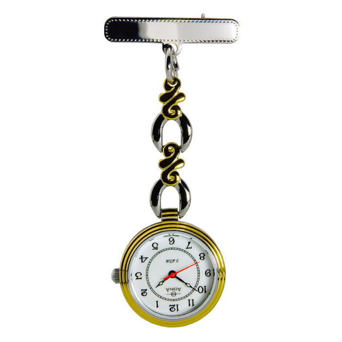 Watch Adina Nurses Dress WR 2 T White F/Fig