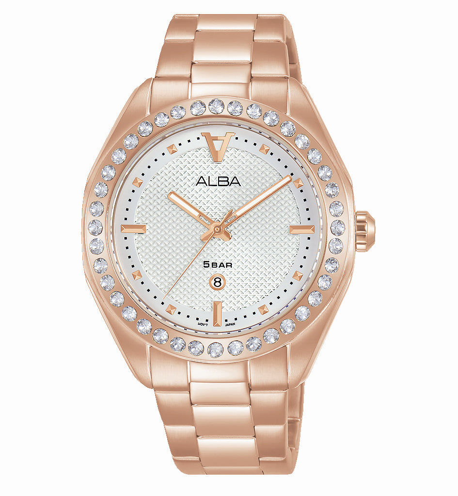 Ladies Alba Dress, Rose Gold, 50m