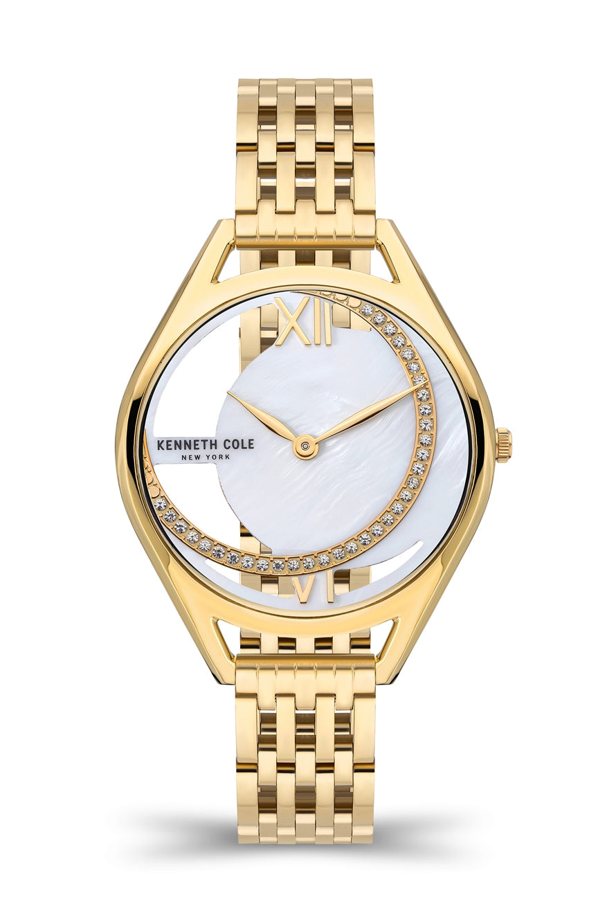 Kenneth Cole Ladies GP MOP Dial Gem Set
