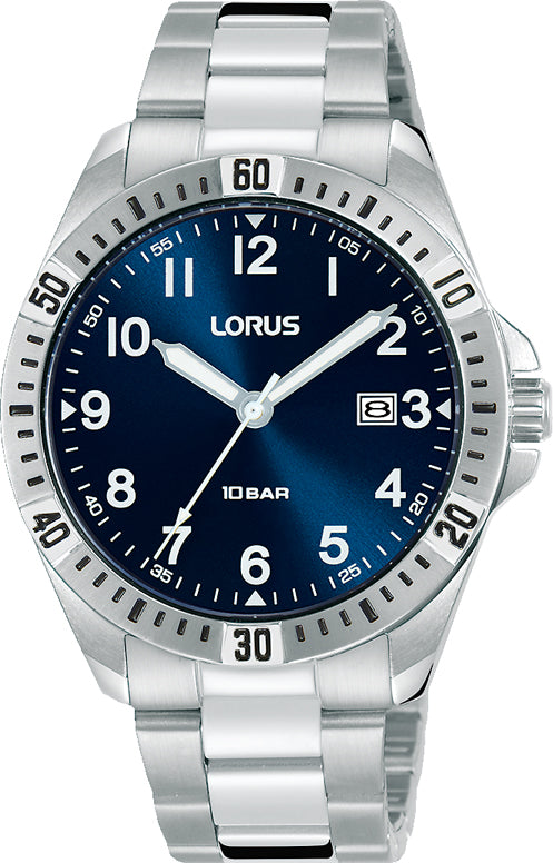 Gents Lorus Sports, 100m, Blue Dial