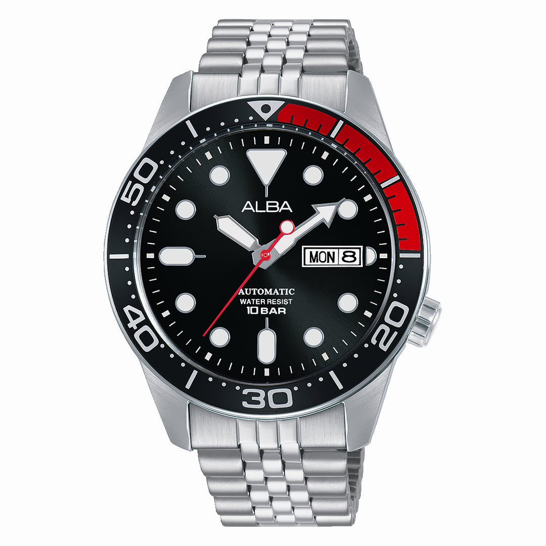 Alba Mens Automatic Sports 100M Water Resistant