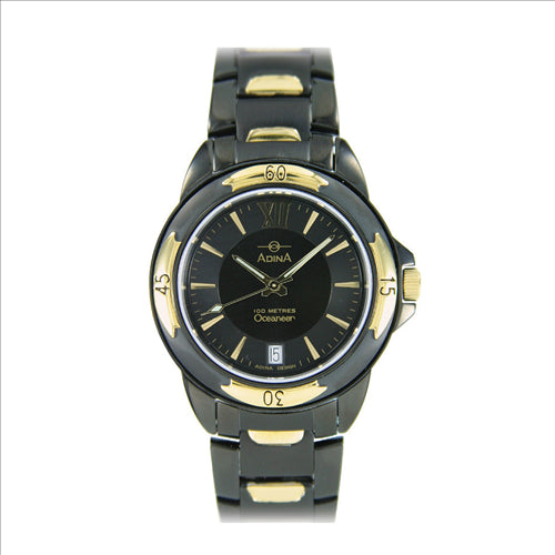 Glass Adina Gents 100M Oceaneer Black/Gold B