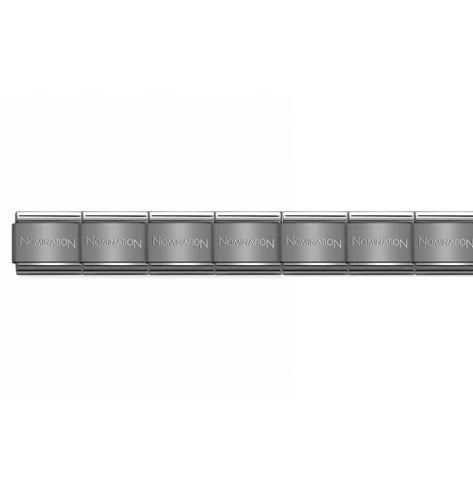 Starter Nomination Classic Band Stainless Steel Gun Metal Plated