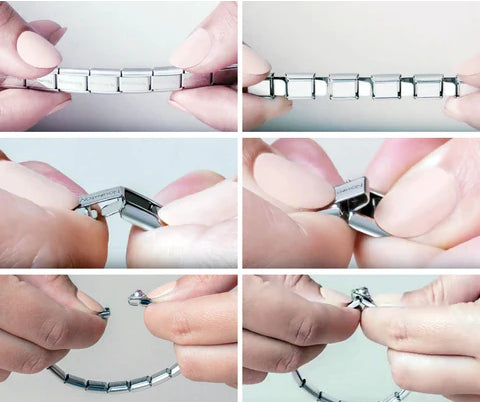 Starter Nomination Classic Band Stainless Steel Gun Metal Plated