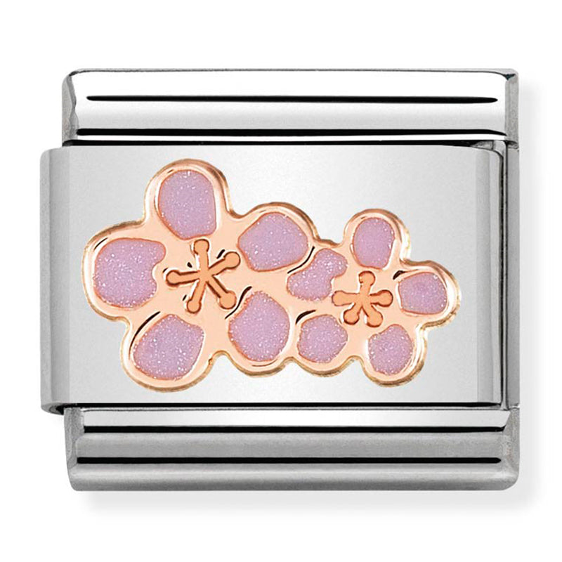 Classic Symbols Stainless Steel & 9 Carat Rose Gold (Peach Blossom)