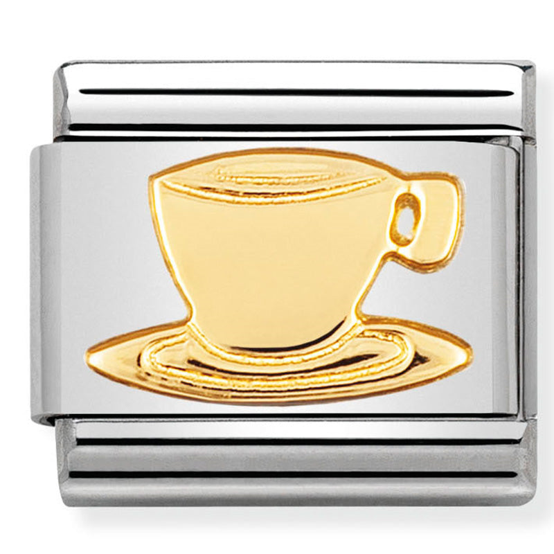 Classic Daily Life Stainless Steel & 18 Carat Gold (Coffee Cup)