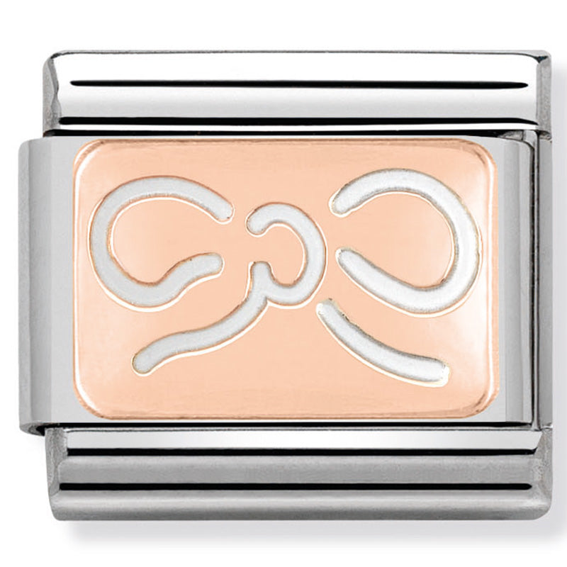 Classic Rose Gold Plate St/St, 9 Carat Rose Gold (Bow)