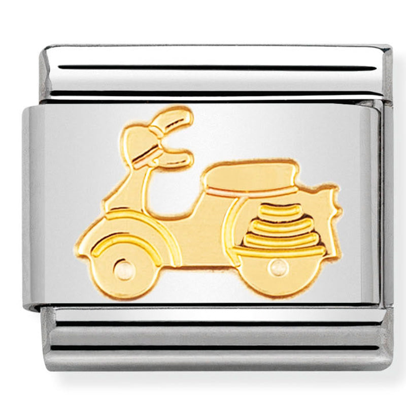 NOM-030108 06 COMP Classic TECH st/steel & 18ct gold (Vespa)
