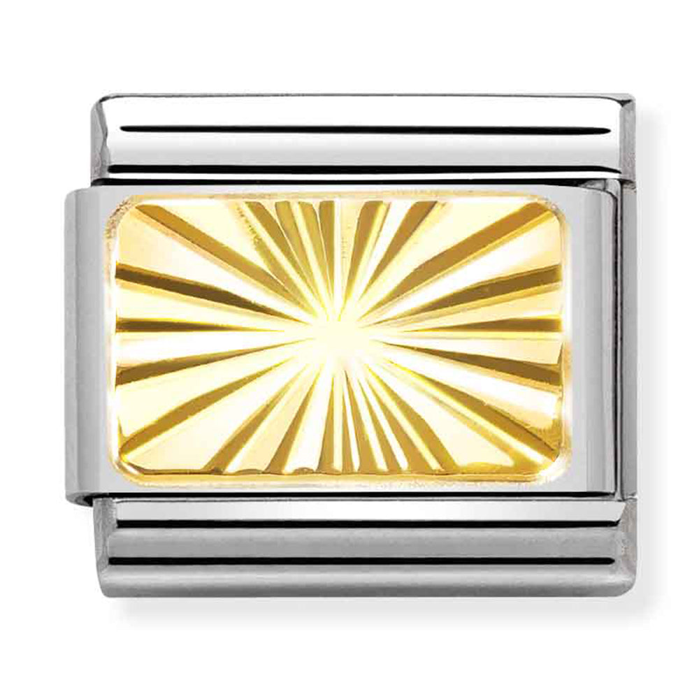 NOM-030121 56 COMP Classic ENGRAVED SIGNS st/steel & 18ct gold (Etched plate)
