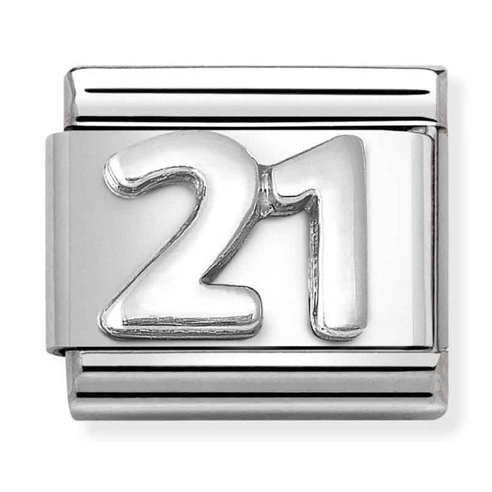 NOM-330101 57 COMP Classic OXIDISED SYMBOLS st/steel & sterling silver (21)