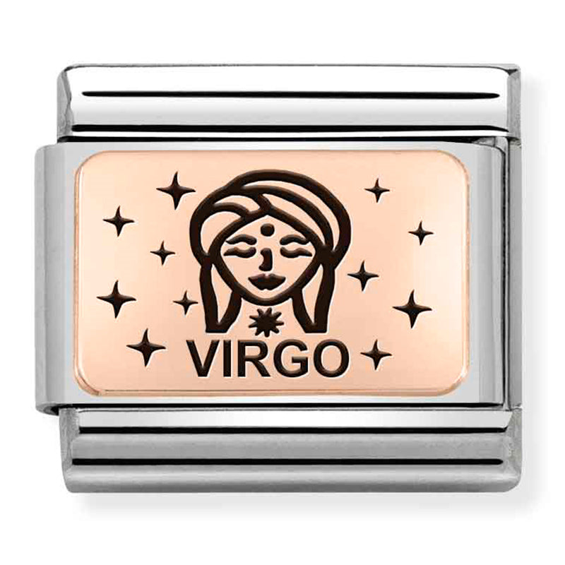 NOM-430112 06 COMP Classic ZODIAC (IC) steel and 375 gold (Virgo) (43011206)