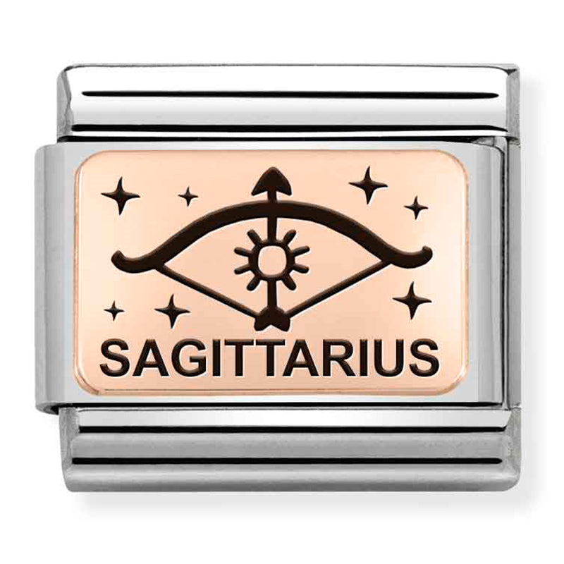 NOM-430112 09 COMP Classic ZODIAC (IC) steel and 375 gold (Sagittarius) (43011209)
