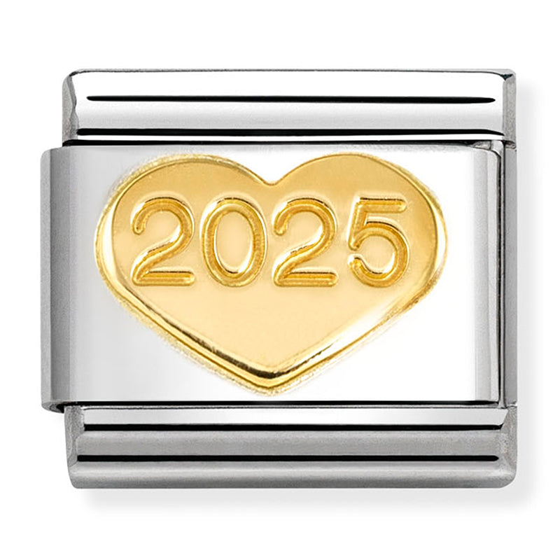 NOM-030149 58 COMP Classic SYMBOLS steel and 18k gold Heart 2025