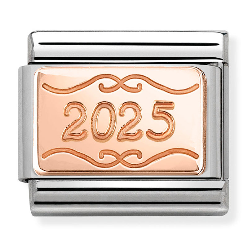 PLATES in st/steel with 9ct rose gold CUSTOM Plate 2025