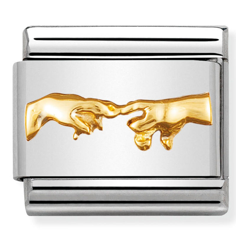 NOM-030122 12 COMP Classic RELIEF st/steel & 18k gold (CREATION)