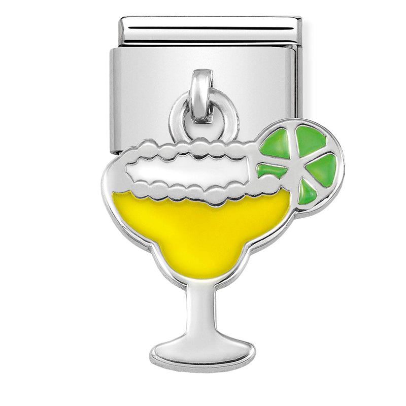 NOM-331805 09 COMP Classic CHARMS st/st, sterling silver & enamel (Cocktail)