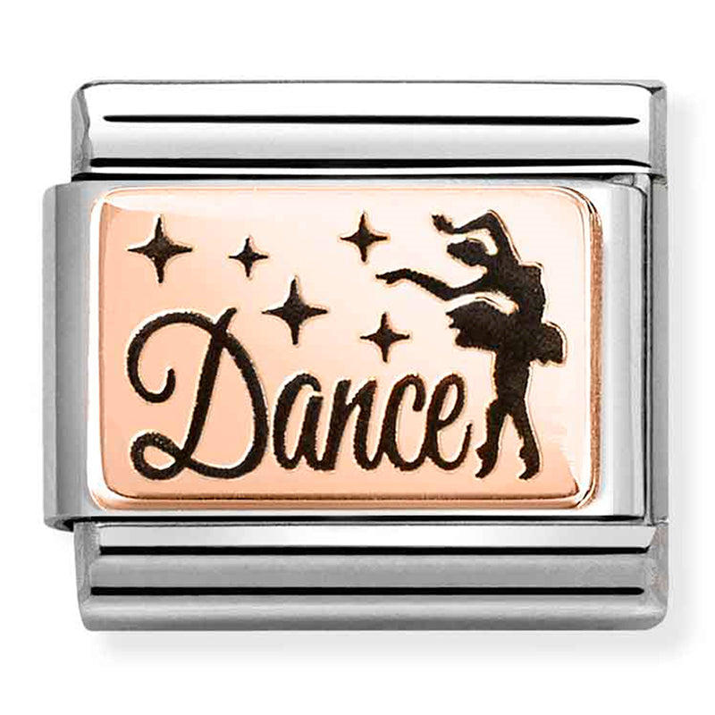NOM 430111 29 COMP Classic PLATES (IC) steel & 9k rose gold Dance (43011129)