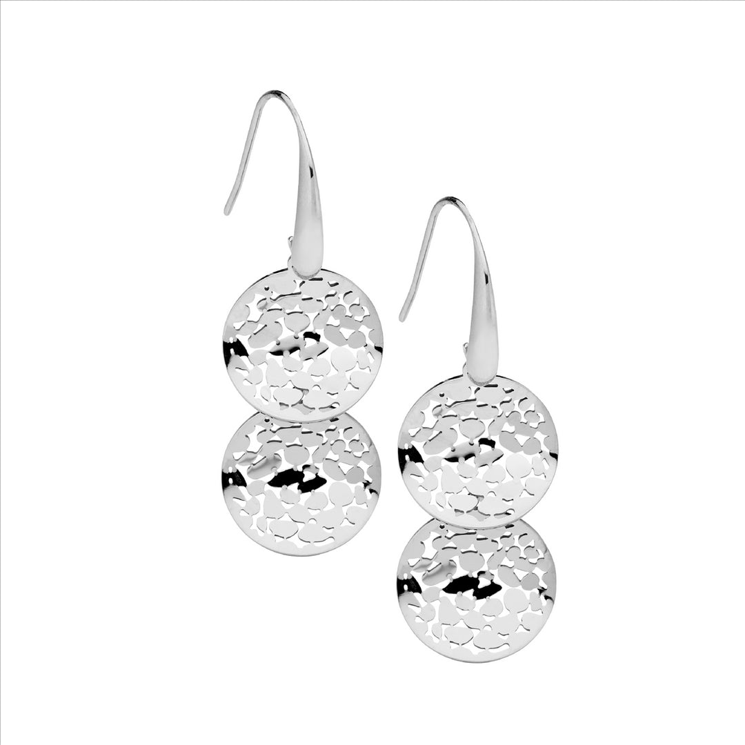 Stainless Steel Wave Disk x 2 on Shp Hook