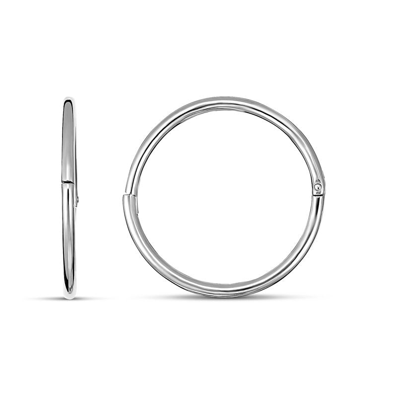 22mm Sterling Silver Rhodium Plated Sleepers