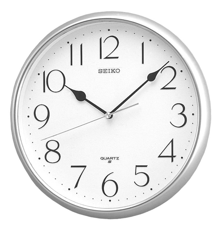 Seiko Wall Clock, White Dial