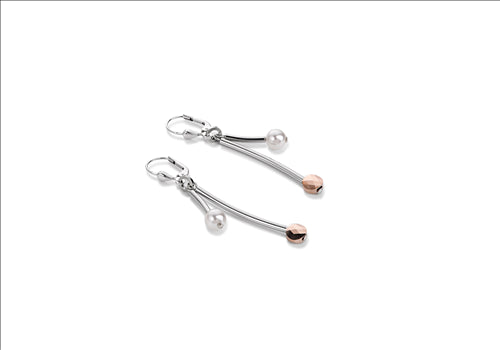 Coeur De Lion St St Earrings with Swarvoski Crystal