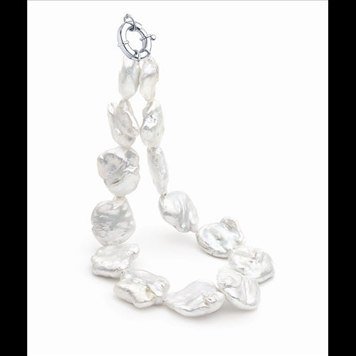 Fresh Water Pearl Necklace with Sterling Silver Boltring