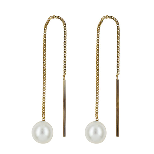 Sterling Silver Pearl thread Earrings