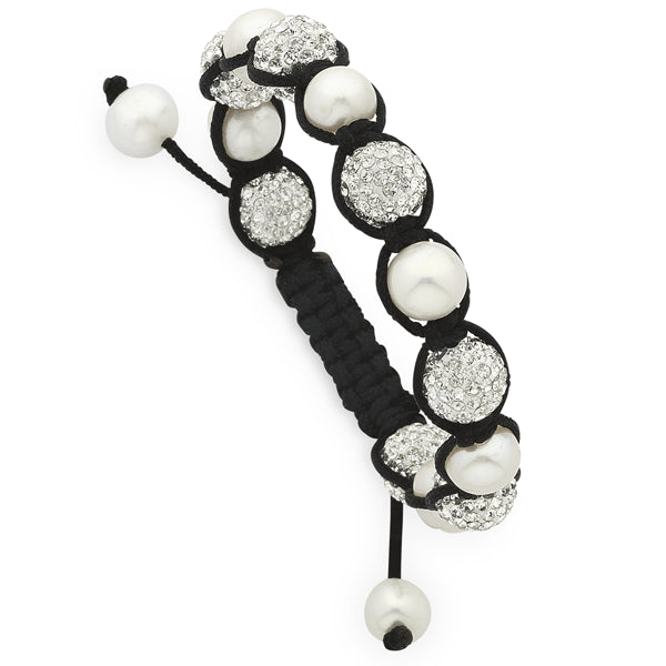 Crystal & Freshwwater Pearl Bracelet