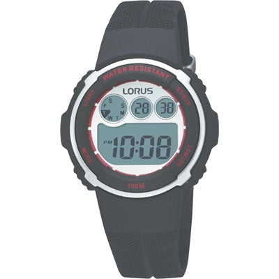 Lorus Youth Sports 100m Black/Red