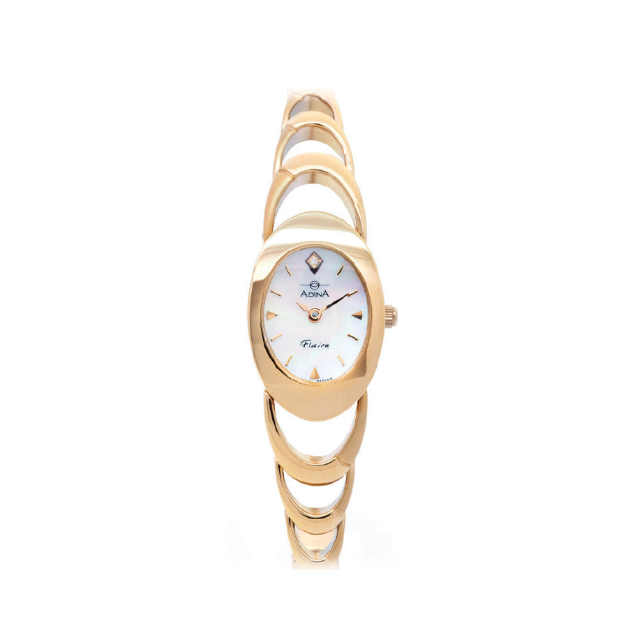 Ladies Adina 30M Flaire Rose Gold with MOP Dial