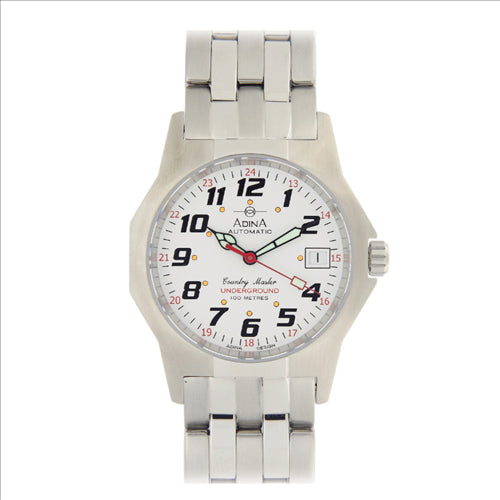 Adina Gents Stainless Steel, 100m, Automatic
