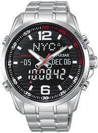 Pulsar Mens Digital+Analogue Sports 100M Water Resistant