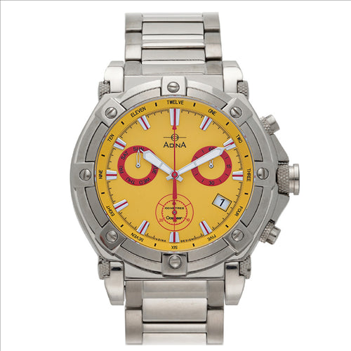 Adina Gents Oceaneer Stainless Steel, Chronograph Sapphire Glass