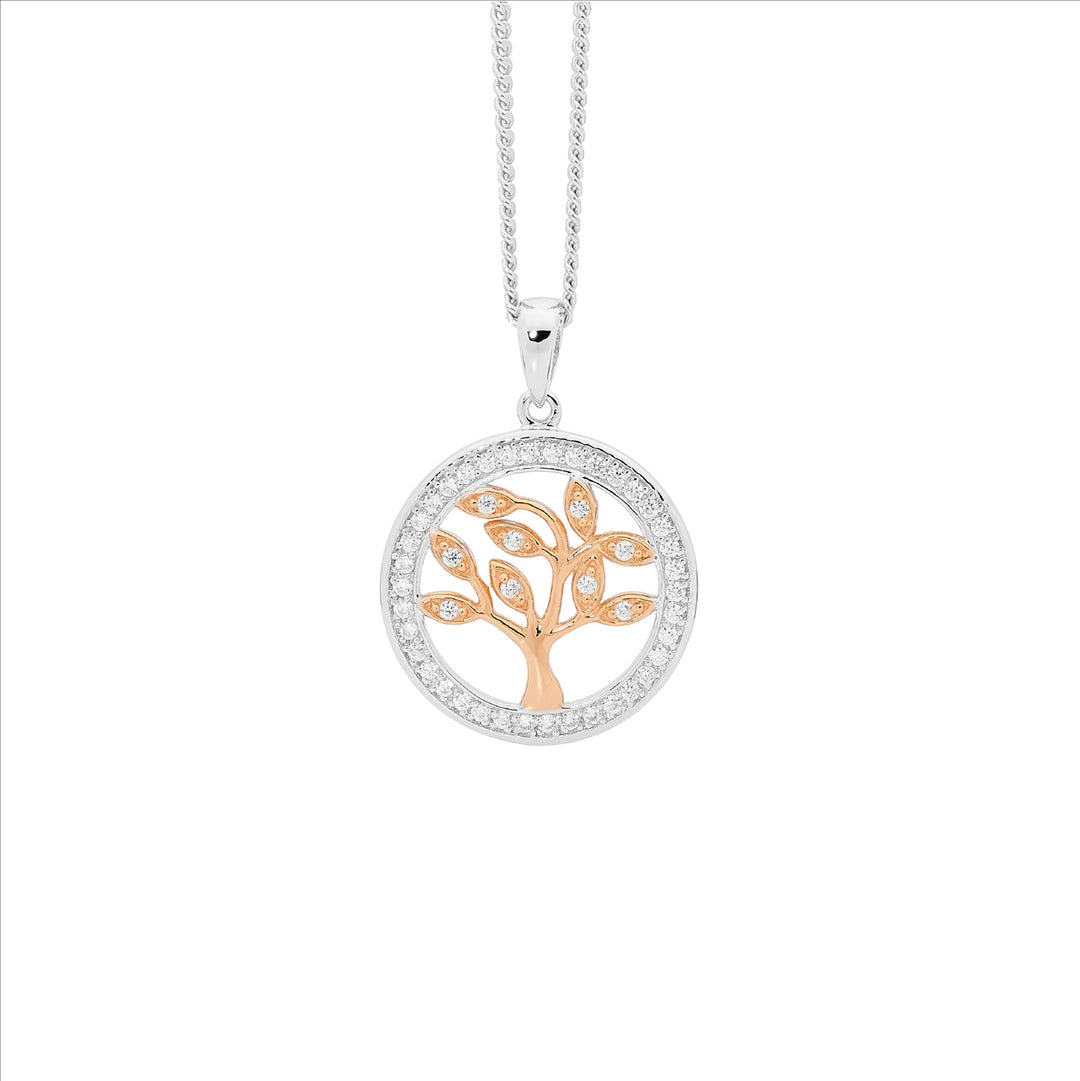Sterling Silver Cubic Zirconia Tree of Life