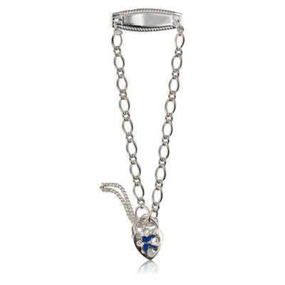 Sterling silver Baby Id Blet+Blue Bird Plock