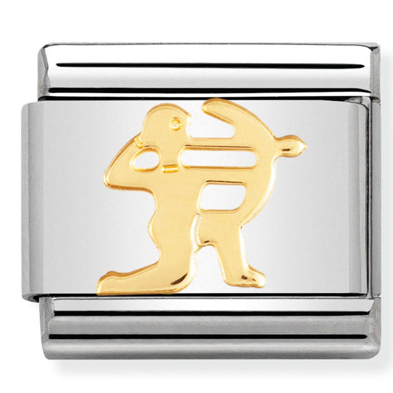 Nomination - Stainless Steel & 18ct Gold Sagittarius