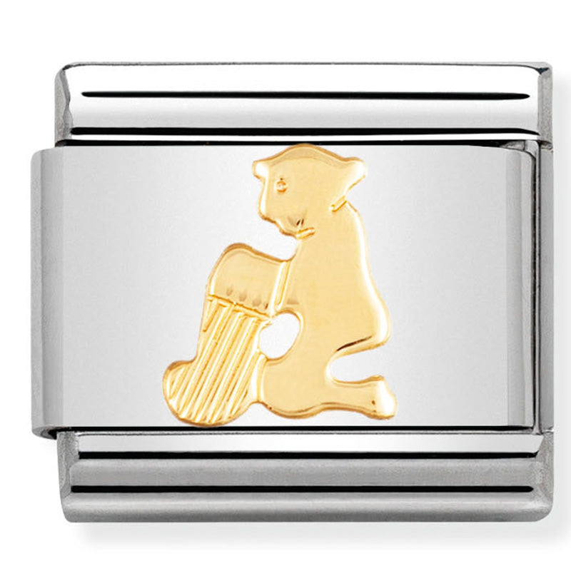 Nomination - Stainless Steel & 18ct Gold Aquarius