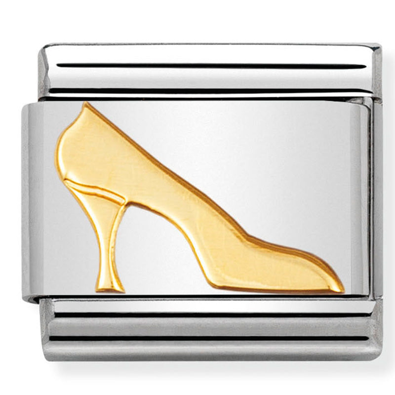 Nomination - Stainless Steel & 18ct Gold High Heel Shoe