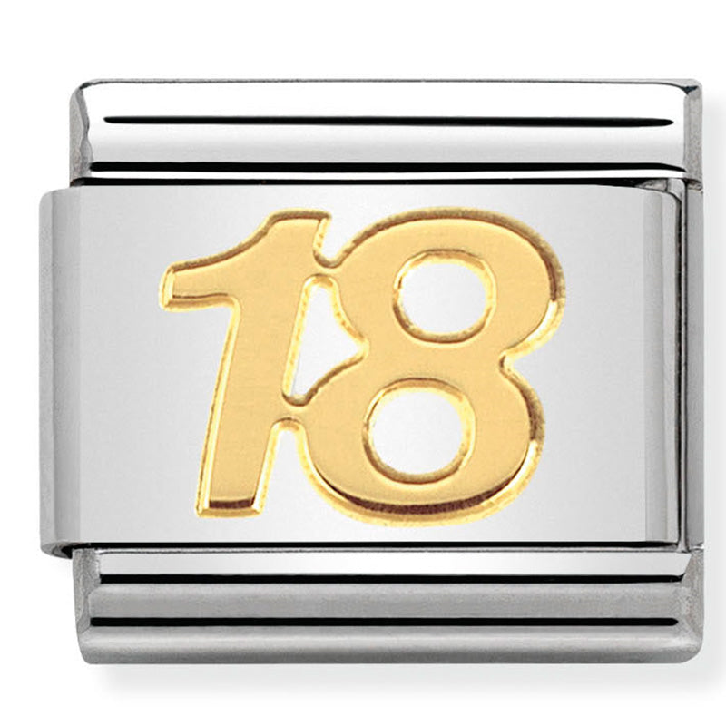 Nomination - Stainless Steel & 18ct Gold 18