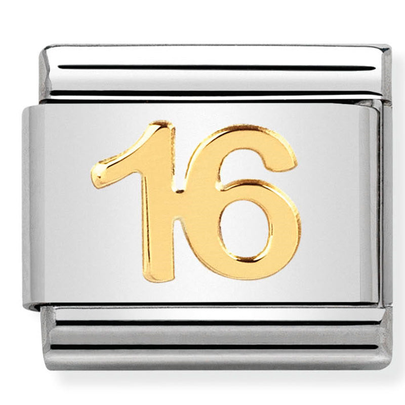 Nomination - Stainless Steel & 18ct Gold 16