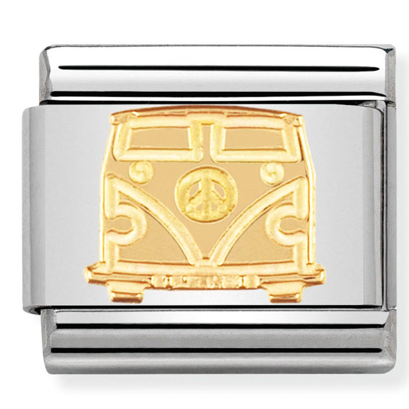 Nomination - Stainless Steel & 18ct Gold Van