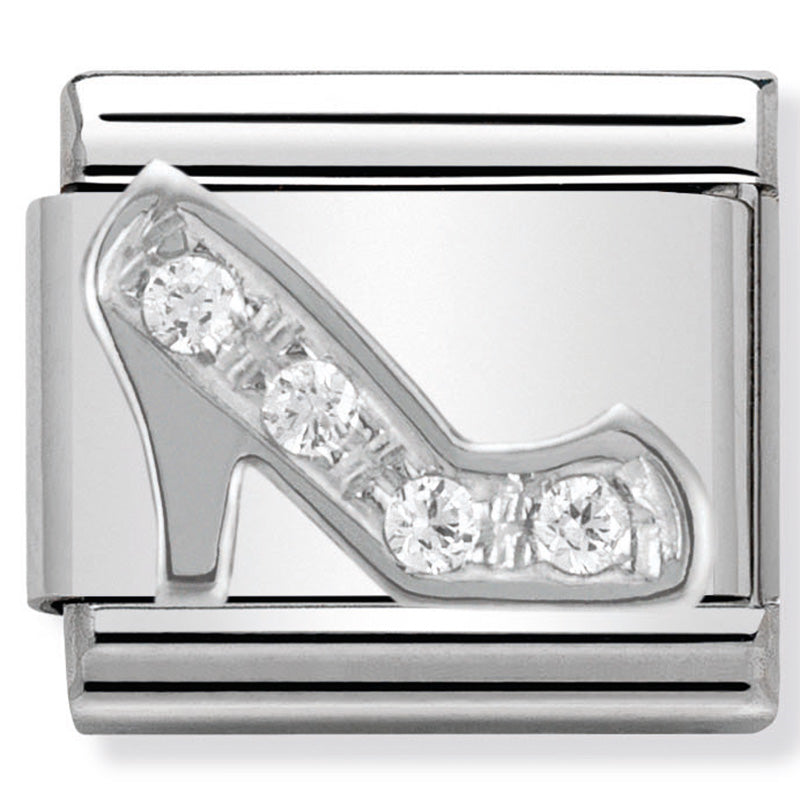 Nomination - Stainless Steel and Sterling Silver CZ Stiletto