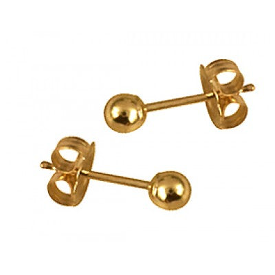 Sterling silver 3mm ball studs