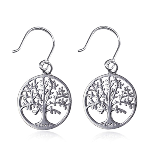 Sterling Silver 15mm 'tree of life' Sheppard hook