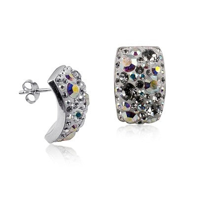 Sterling Silver Swarvoski Crystal Studs