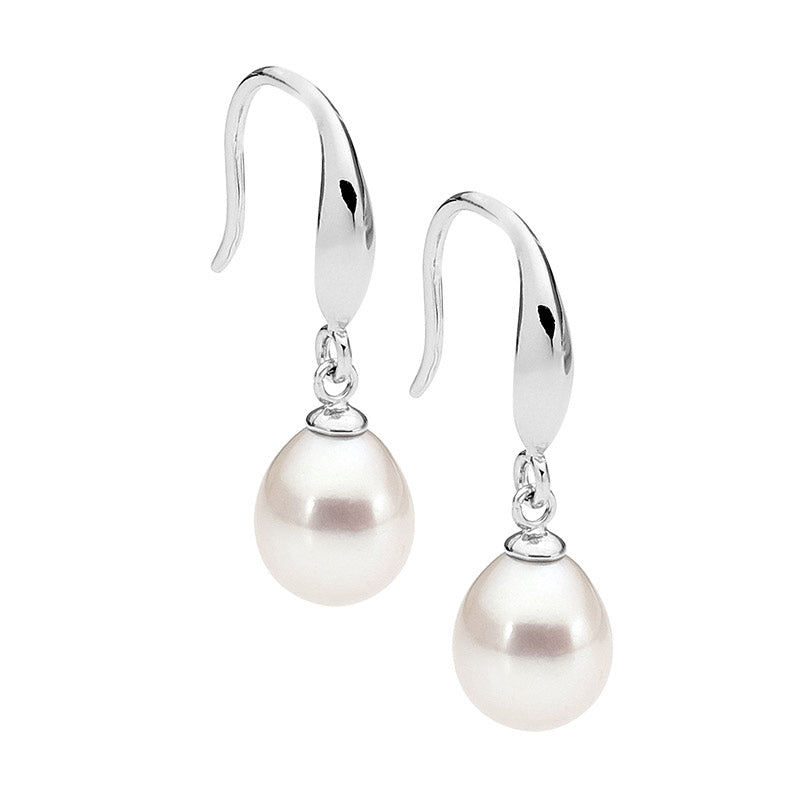 Sterling Silver, Fresh Water Pearls on Sheppard Hooks