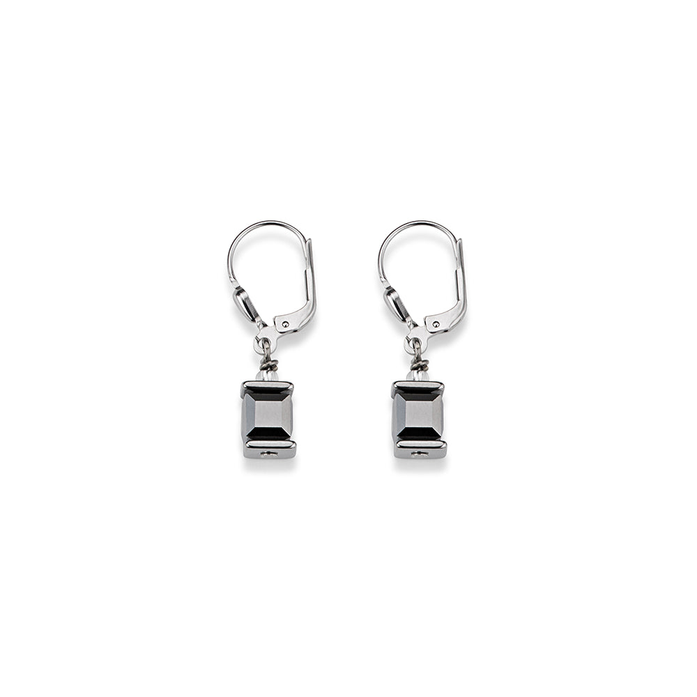 CDL - Stainless steel with silver colour Swarovski crystals & sterling silver fittings