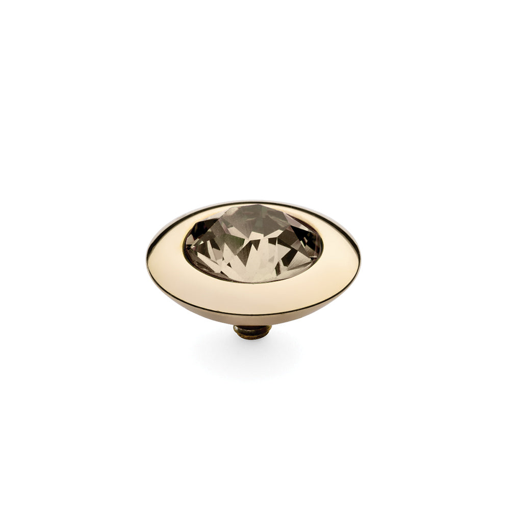 Q629278-famosa tondo top 13mm -s/s g/ip light silk col. swarovski crys.