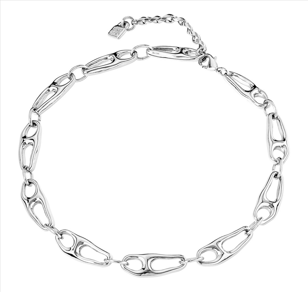 BE THE ONLY ONE NECKLACE, Necklace in metal plated in 15 micron silver.