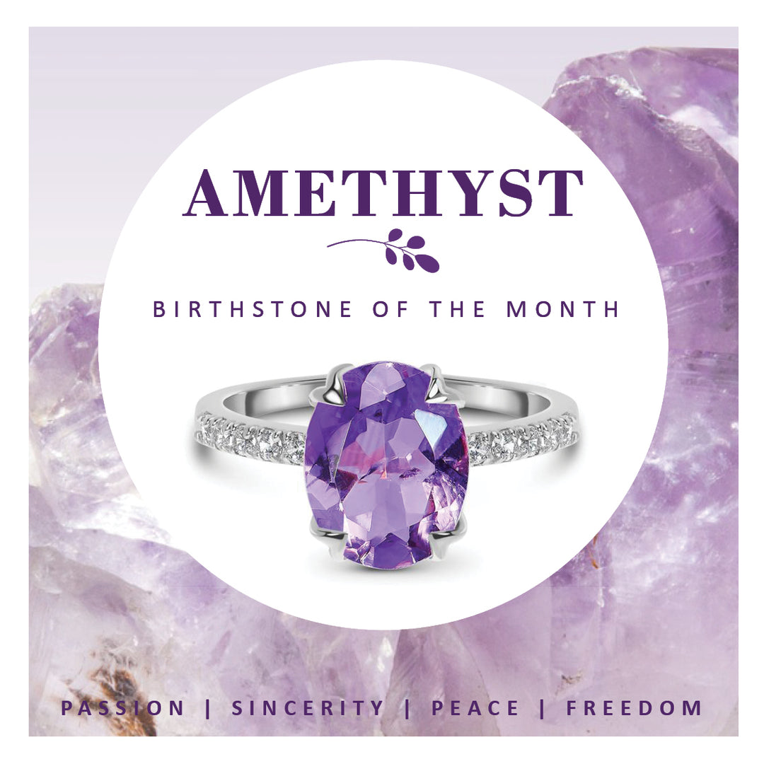 Amethyst, February's Birthstone, Ritchies Jewellers, richie jewelry